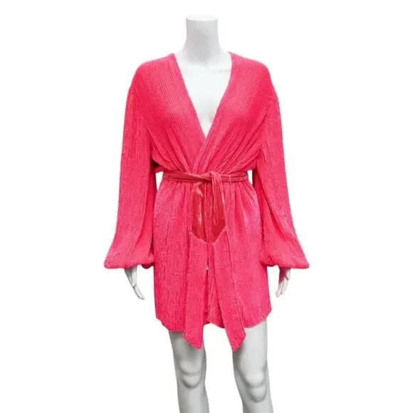 Retrofete | Dresses | Retrofete Pink Mini Dress | Poshmark